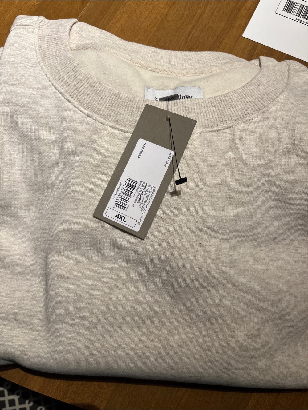 Goodfellow & Co Beige/Oatmeal Crewneck Sweatshirt